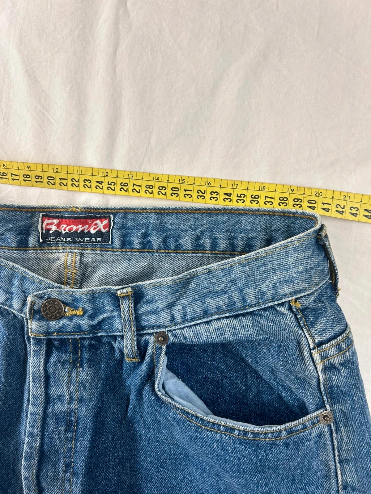 Jean reto azul vintage Bronx jeans wear tamanho 46 – photo 9